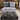 3Pcs Grey Geometry Printed Quilt Duvet Cover Bedding Set